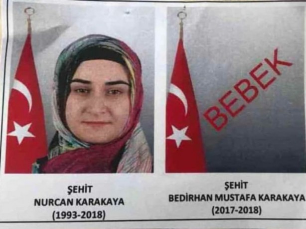 Foto - Hakkari'de şehit anne ile bebeği için tören düzenlendi