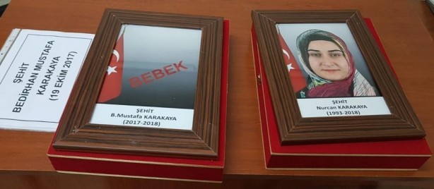 Foto - Hakkari'de şehit anne ile bebeği için tören düzenlendi