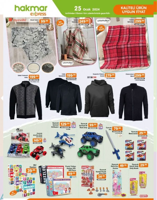 Foto - Hakmar marketlere uygun fiyatlı montlar geliyor! Hakmar 25 Ocak 2024 aktüel ve indirimli ürünler listesi