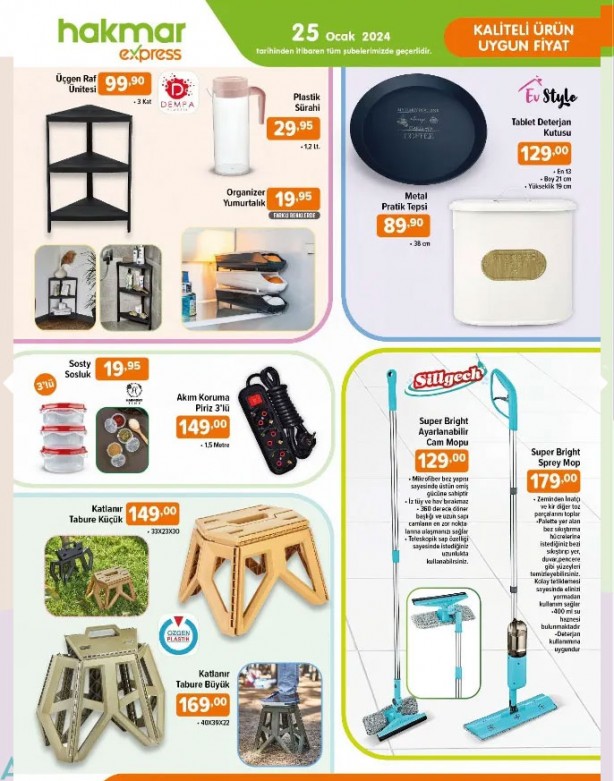 Foto - Hakmar marketlere uygun fiyatlı montlar geliyor! Hakmar 25 Ocak 2024 aktüel ve indirimli ürünler listesi
