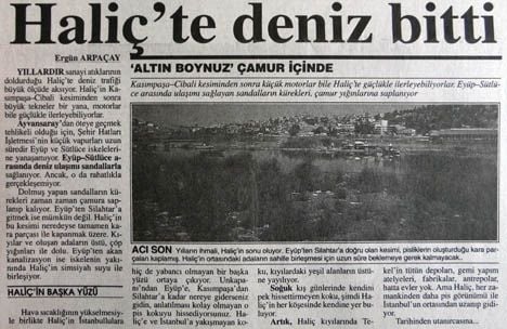 Foto - Haliç'in son hali bu görüntüleri hatırlattı! İsyan ettiren kareler