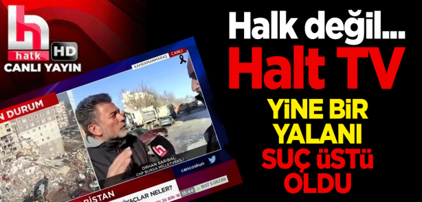 Halk değil 'HALT TV' asılsız iddiaları canlı yayında çürütüldü