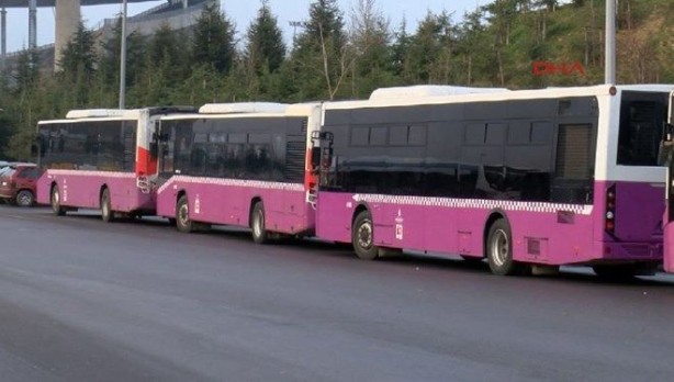 Foto - Halk otobüsleri kontak kapattı