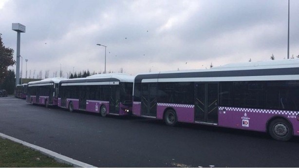Foto - Halk otobüsleri kontak kapattı