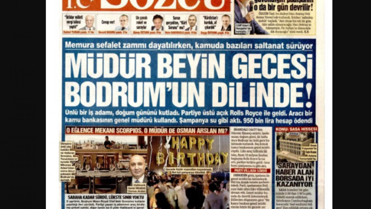 Foto - Halkbank'tan Sözcü'nün haberine sert tepki: Tüm hukuki yollara başvuracağız