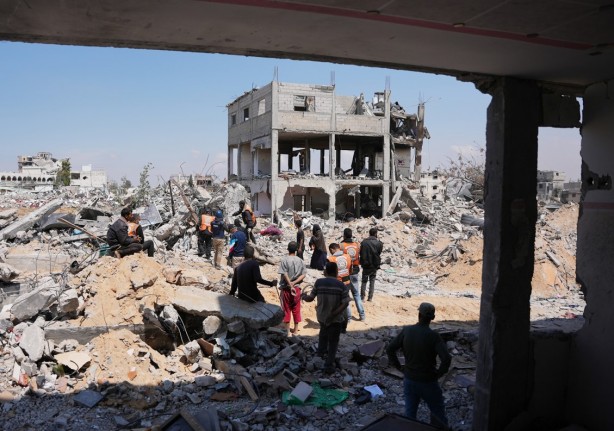 Foto - Han Yunus'tan içler acısı görüntüler