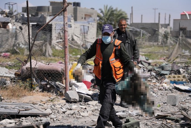 Foto - Han Yunus'tan içler acısı görüntüler