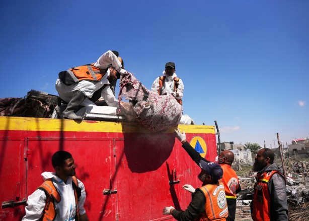 Foto - Han Yunus'tan içler acısı görüntüler