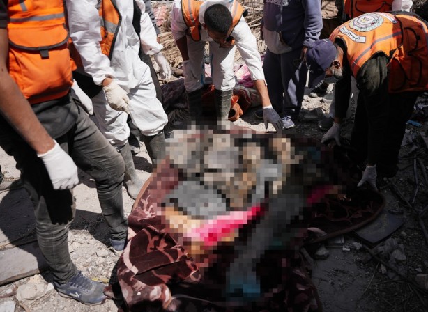 Foto - Han Yunus'tan içler acısı görüntüler