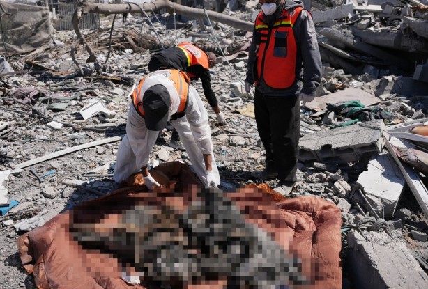 Foto - Han Yunus'tan içler acısı görüntüler