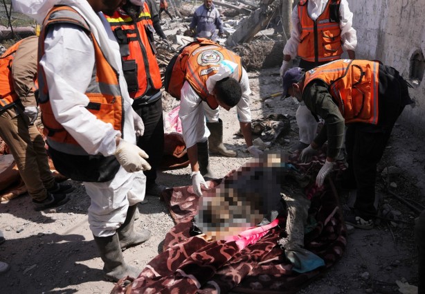 Foto - Han Yunus'tan içler acısı görüntüler