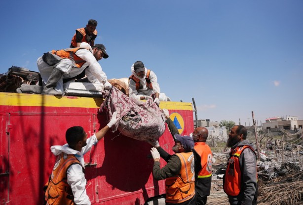 Foto - Han Yunus'tan içler acısı görüntüler