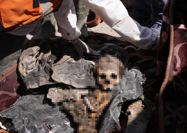 Foto - Han Yunus'tan içler acısı görüntüler