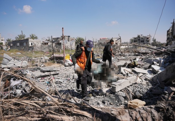 Foto - Han Yunus'tan içler acısı görüntüler