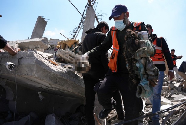 Foto - Han Yunus'tan içler acısı görüntüler