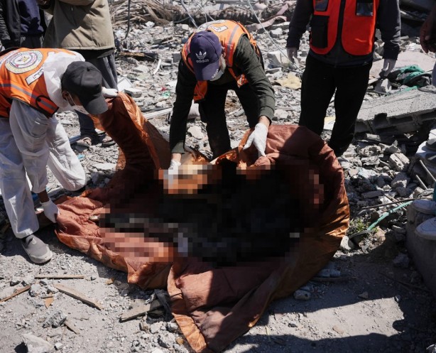 Foto - Han Yunus'tan içler acısı görüntüler