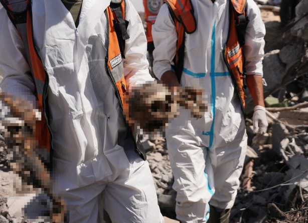 Foto - Han Yunus'tan içler acısı görüntüler