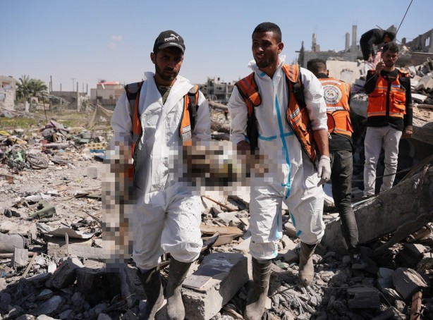 Foto - Han Yunus'tan içler acısı görüntüler