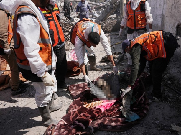 Foto - Han Yunus'tan içler acısı görüntüler