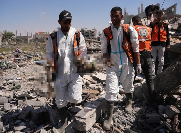 Foto - Han Yunus'tan içler acısı görüntüler