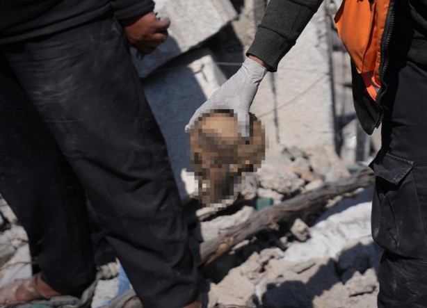 Foto - Han Yunus'tan içler acısı görüntüler