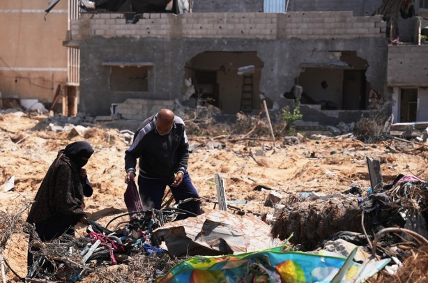 Foto - Han Yunus'tan içler acısı görüntüler