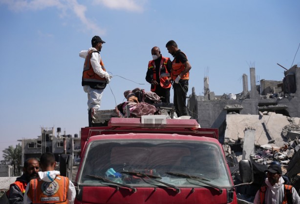 Foto - Han Yunus'tan içler acısı görüntüler