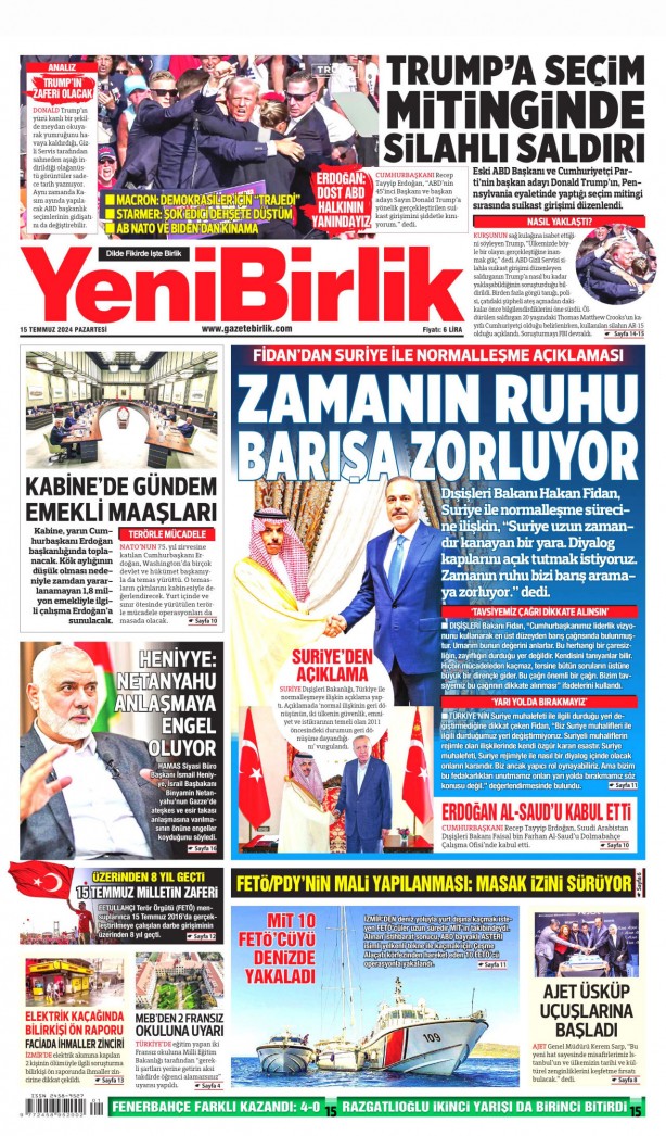 Foto - Hangi gazete 15 Temmuz destanını nasıl gördü?