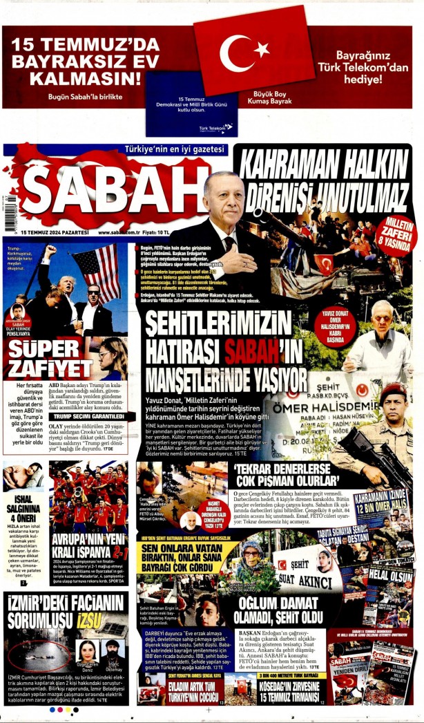 Foto - Hangi gazete 15 Temmuz destanını nasıl gördü?
