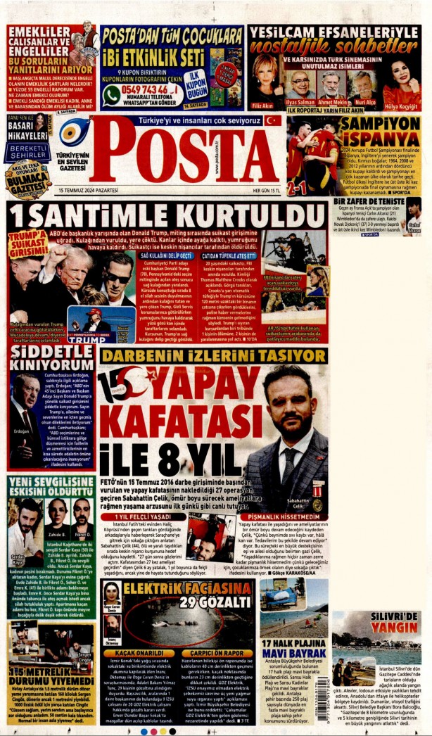 Foto - Hangi gazete 15 Temmuz destanını nasıl gördü?