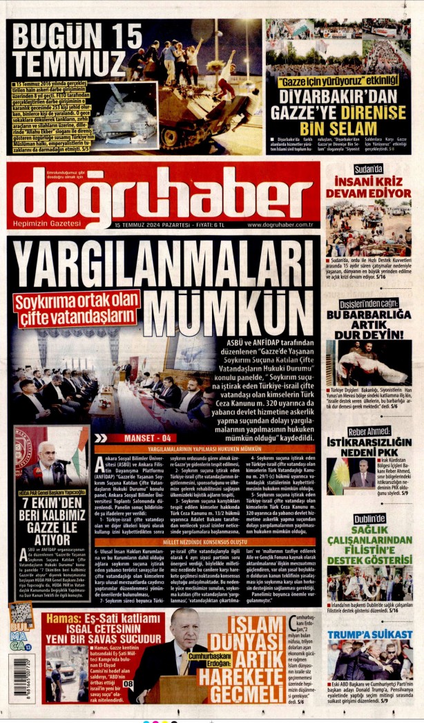 Foto - Hangi gazete 15 Temmuz destanını nasıl gördü?