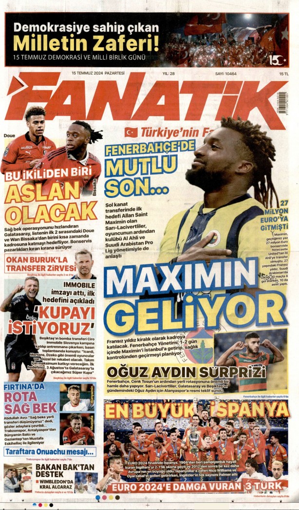 Foto - Hangi gazete 15 Temmuz destanını nasıl gördü?