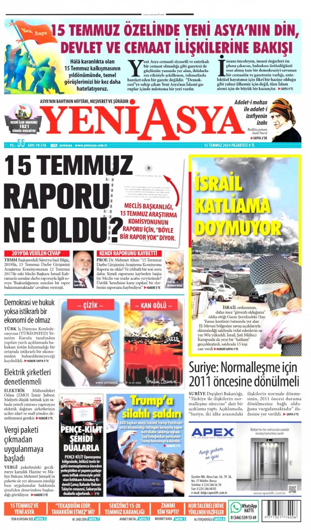 Foto - Hangi gazete 15 Temmuz destanını nasıl gördü?