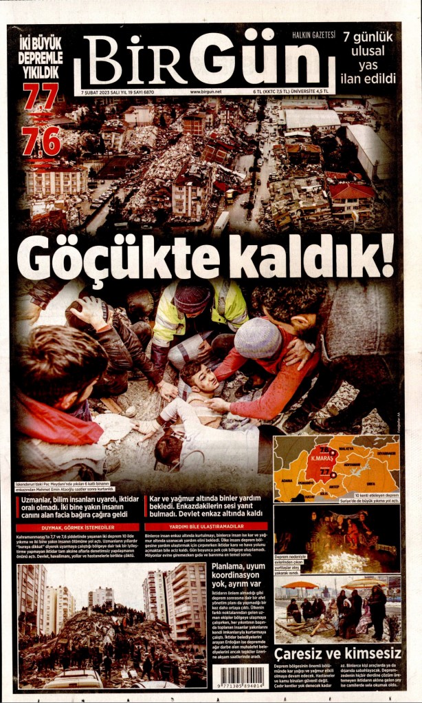 Foto - Hangi gazete depremi nasıl gördü?