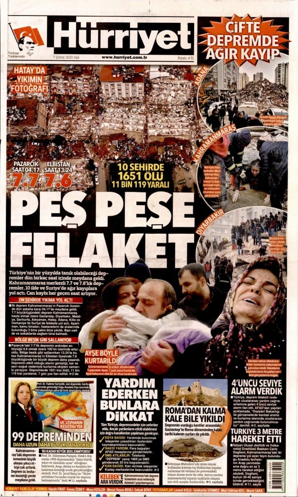 Foto - Hangi gazete depremi nasıl gördü?
