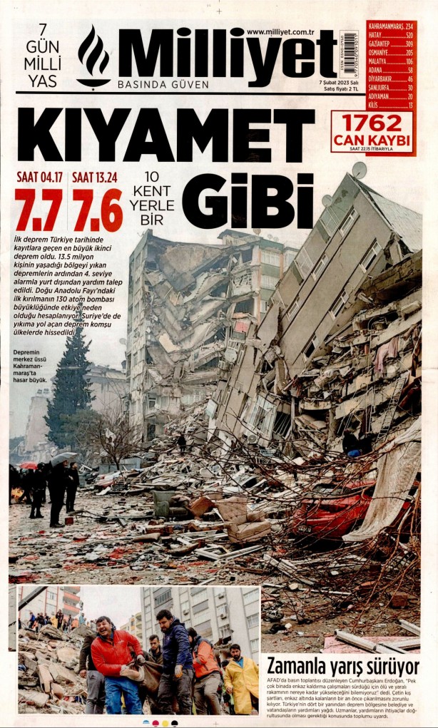 Foto - Hangi gazete depremi nasıl gördü?