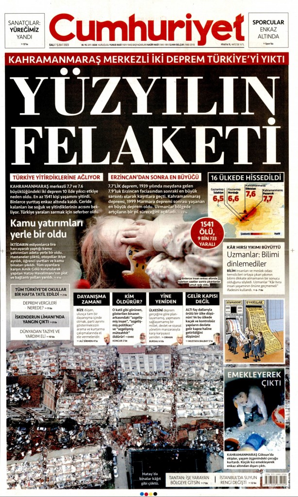 Foto - Hangi gazete depremi nasıl gördü?