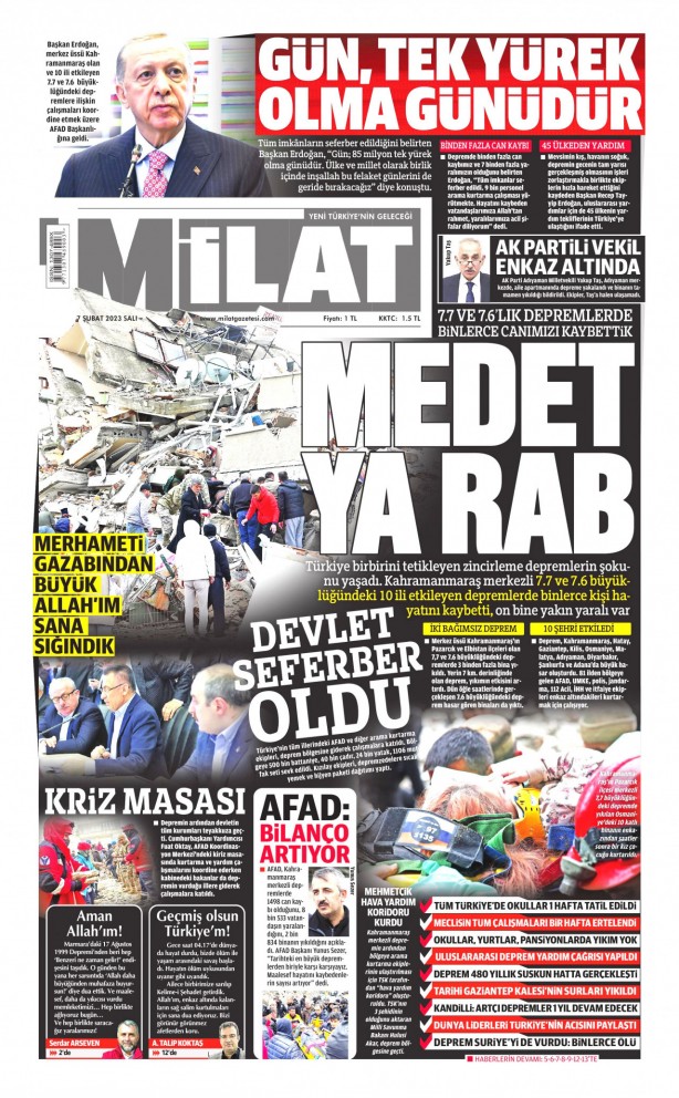 Foto - Hangi gazete depremi nasıl gördü?