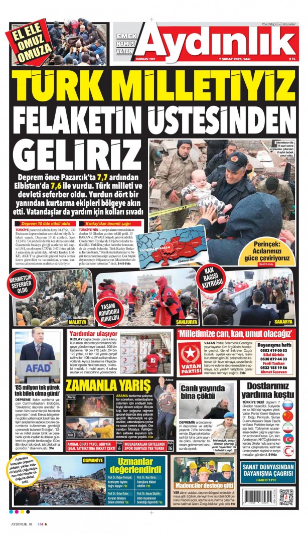 Foto - Hangi gazete depremi nasıl gördü?