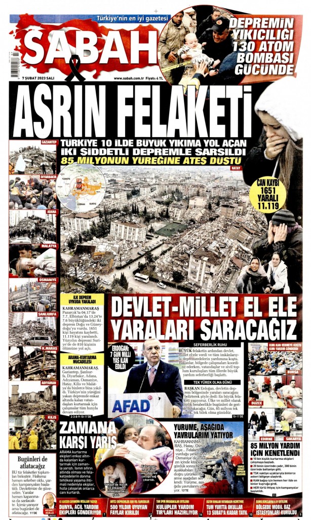Foto - Hangi gazete depremi nasıl gördü?