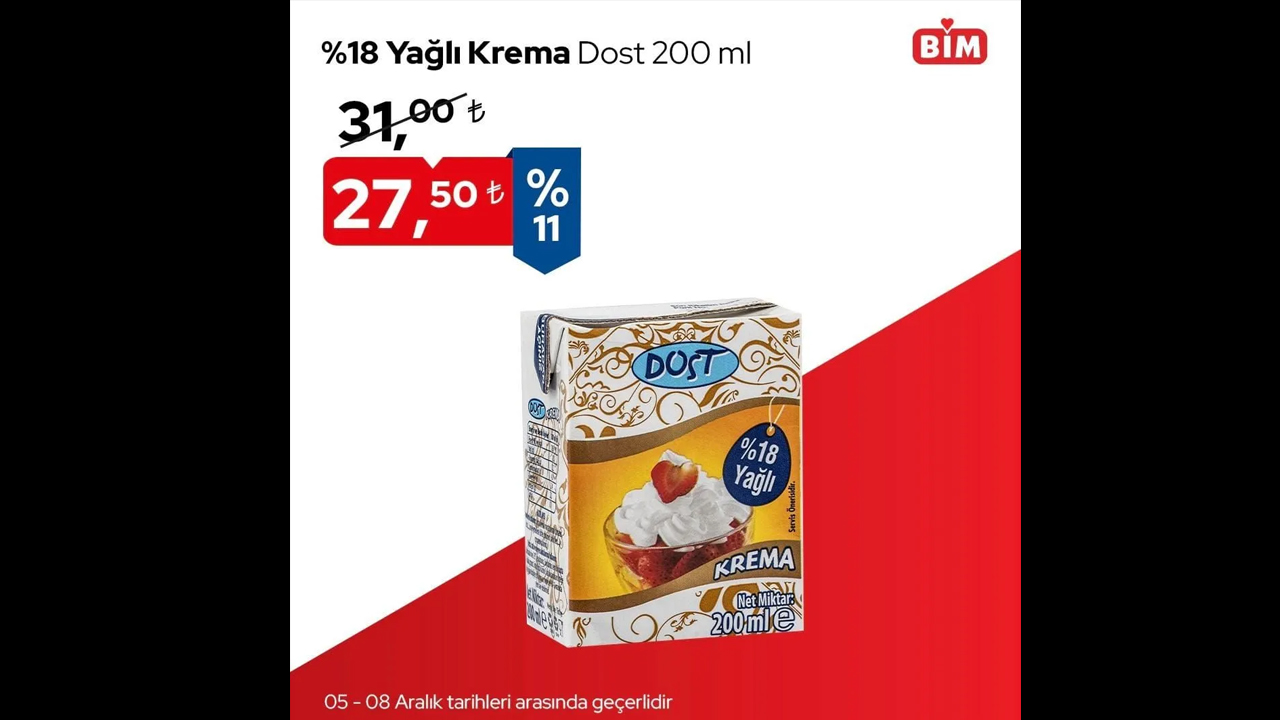 Foto - Hangi ürünler indirimde? BİM’de 5-8 Aralık 2024 fırsatları açıklandı