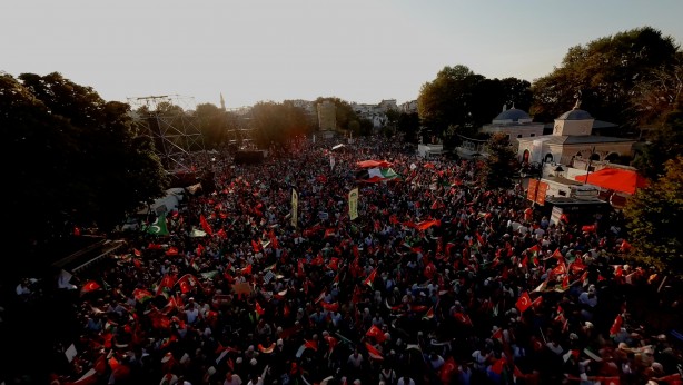 Foto - Haniye'nin vasiyeti yerine getiriliyor! Ayasofya'da tarihi anlar