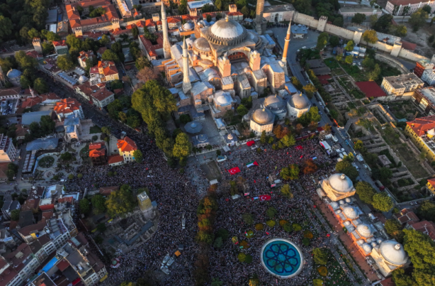 Foto - Haniye'nin vasiyeti yerine getiriliyor! Ayasofya'da tarihi anlar