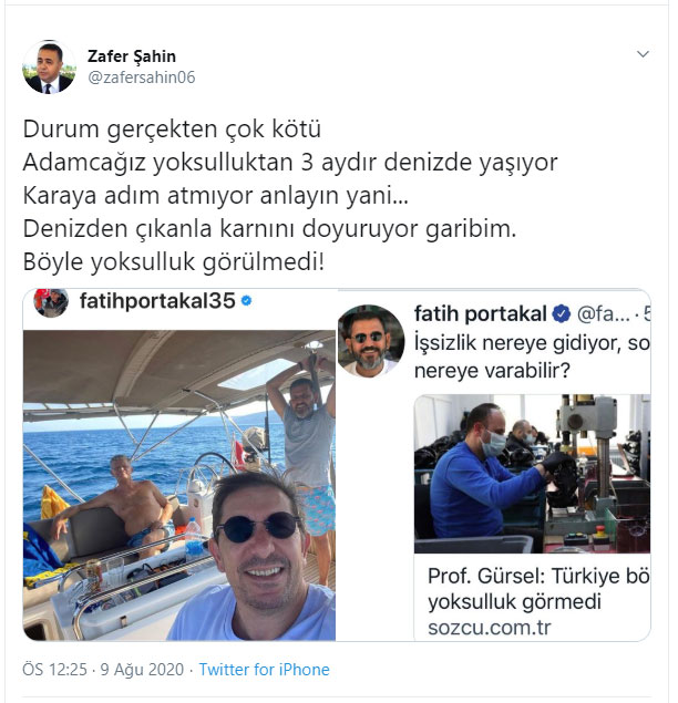 Foto - Hapsi istenen Fatih Portakal yeni rotasını paylaştı