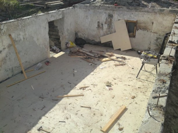 Foto - Harabeye dönen ahırın inanılmaz değişimi