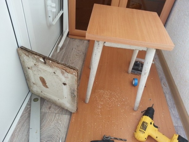 Foto - Harabeye dönmüş balkonun son haline çok şaşıracaksınız!