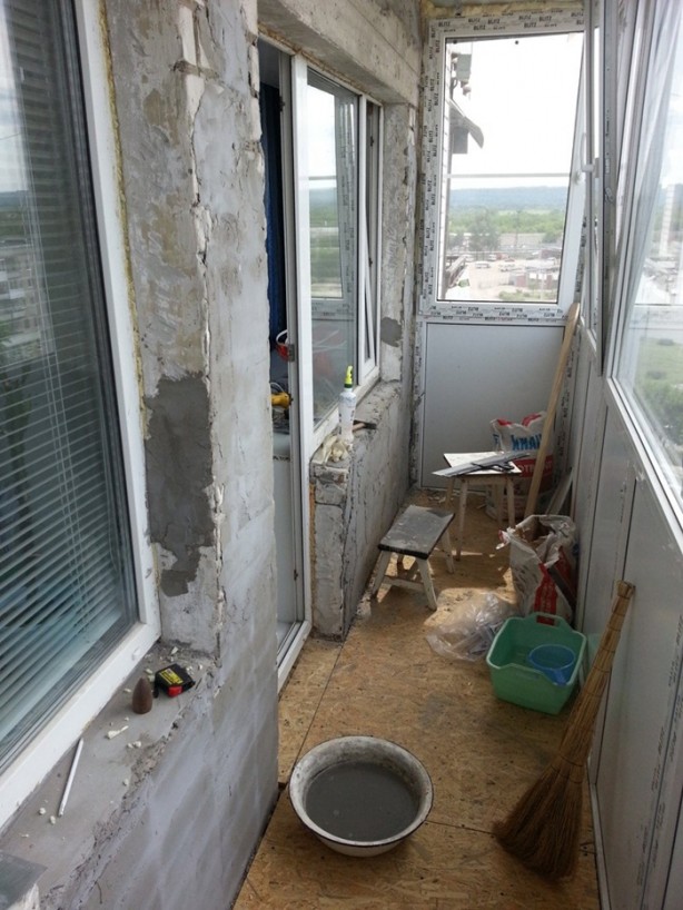 Foto - Harabeye dönmüş balkonun son haline çok şaşıracaksınız!