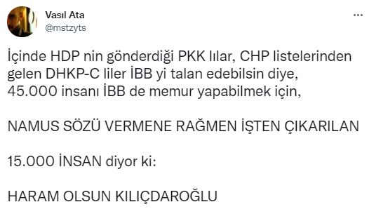 Foto - 'Haram Olsun Kılıçdaroğlu' CHP'nin zulmettiği Müslümanlar sosyal medyayı ayağa kaldırdı