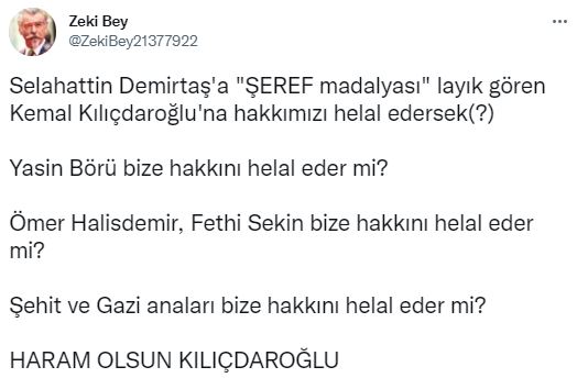 Foto - 'Haram Olsun Kılıçdaroğlu' CHP'nin zulmettiği Müslümanlar sosyal medyayı ayağa kaldırdı