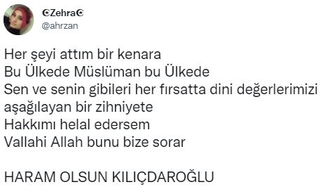 Foto - 'Haram Olsun Kılıçdaroğlu' CHP'nin zulmettiği Müslümanlar sosyal medyayı ayağa kaldırdı